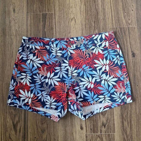 💙 St. John's Bay Floral Tropicl Shorts Cotton - Picture 8 of 8